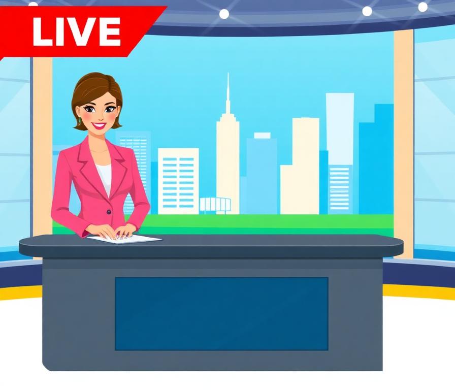 News live streaming illustration